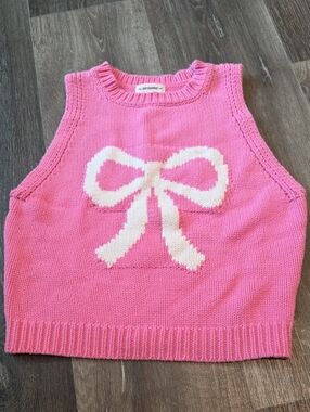 GIRLS LARGE EE:SOME SWEATER TANK TOP